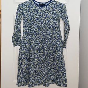 Blue floral dress